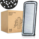 Pryitier 16-pack cartridge close-up for Marina Slim S10 showing dense filtration media.