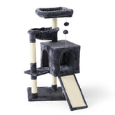 Psicway 37-inch cat tree top platform offers a comfy resting spot.