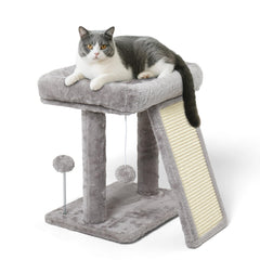 Psicway cat tree top platform soft cushion for cozy naps