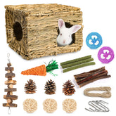 PStarDMoon Bunny Grass House exterior shows natural hideaway for play and rest.