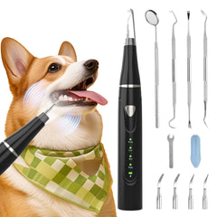 Psytpusa plaque remover front view for at-home pet dental care.