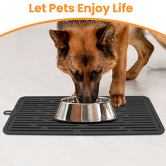 Ptlom silicone placemat is dishwasher-safe for quick cleanup after feeding