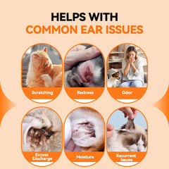 PUAINTA ear care application closeup shows careful use on ears
