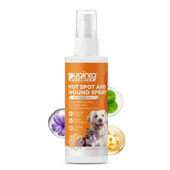 PUAINTA hot-spot spray bottle for dogs, soothing irritated skin on contact