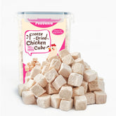 Puddonio freeze-dried chicken breast treat bag front for training rewards.