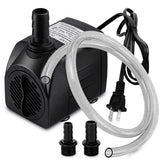 PULACO 400GPH submersible pump in action for ponds and aquariums enhances water circulation