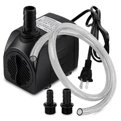PULACO 400GPH submersible pump in action for ponds and aquariums enhances water circulation