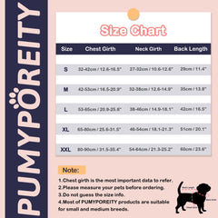 PUMYPOREITY adjustable neck and chest ensure easy on-off comfort