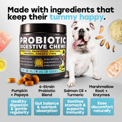 Pup Choice Probiotics beef-flavored chews for easy daily administration.