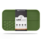 Pup Culture dog lick mat with suction design for mess-free meals.