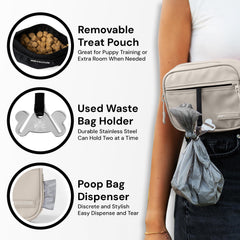 Pup Culture poop bag dispenser for quick pickups