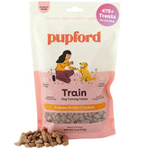Pupford Freeze Dried Training Treats chicken bites for quick rewards during training.
