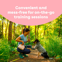 Pupford Freeze Dried Training Treats chicken bites are pocket-friendly for outdoor training.