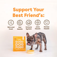 Pupford Good Dog Food high-protein boost emphasizes muscle support for active dogs