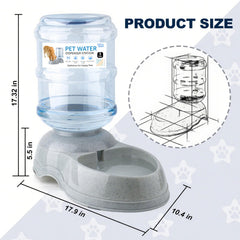 PupGleam Automatic refill system keeps water ready for pets.