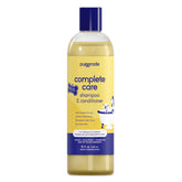 PupGrade Complete Care 4-in-1 shampoo bottle shows thorough cleansing and conditioning