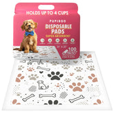 Pupiboo training pad showing absorbent core for leak protection during housebreaking