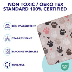 PUPIBOO quilted-top pad providing a cozy surface for training or resting