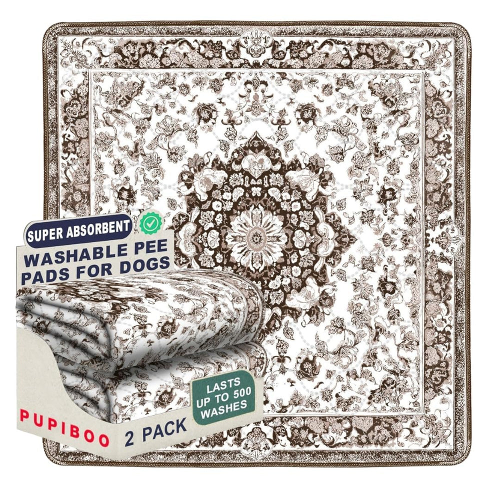 PUPIBOO washable pee pad for dogs with durable multi-layer design for leak-proof protection.