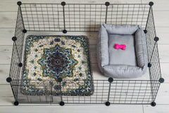 PUPIBOO pad with soft quilted top for pet comfort.