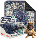 PUPIBOO washable pee pad with ultra-absorbent core protecting floors during housebreaking