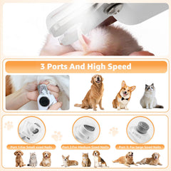 Puppalace LED light illuminates nails for precise trimming.