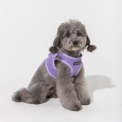 Puppia Soft Vest harness stylish vest-like design for fashionable outings.