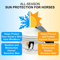 Pure Sole Sun Block Cream on ears shows safe application for sensitive areas.
