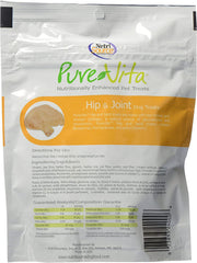 Pure Vita hip-joint treats real chicken cartilage showing joint-supporting ingredients