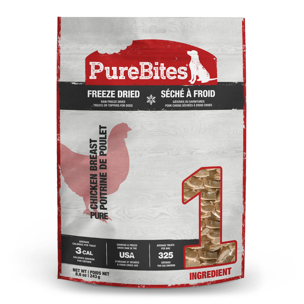 PureBites chicken breast freeze-dried treat: single-ingredient reward