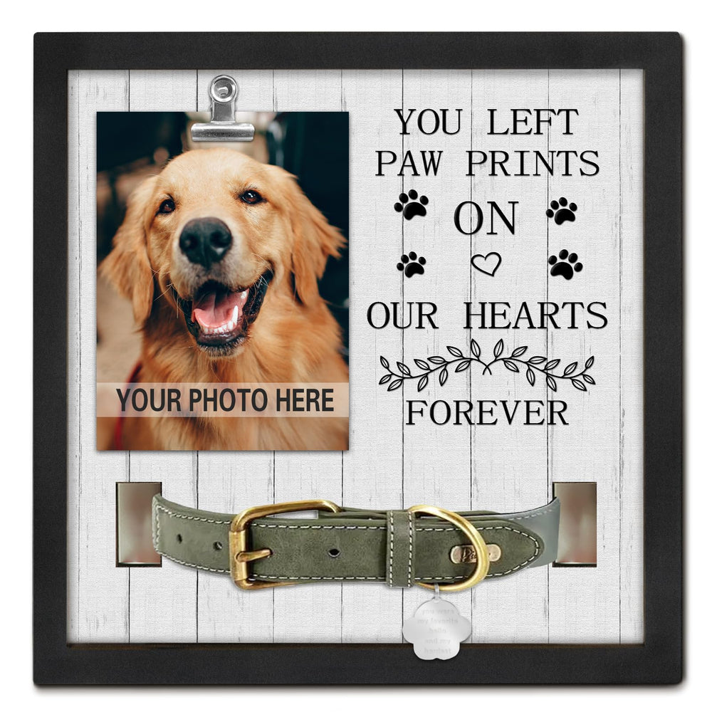 PUREFLY pet memorial frame front view preserves a cherished photo