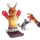PURETOY Cat Wrestling Glove with extended protection for safe indoor play.