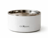 PURIBLOC GO PURE 64oz stainless steel pet bowl for large and small pets