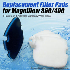 PurifyLogix 3-in-1 coarse filter pad with activated carbon for debris and odor control