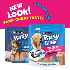 Purina Busy Bone Original dual-layer exterior and interior for engagement