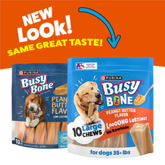 Purina Busy Bone soft-center view highlighting creamy interior for satisfying chew