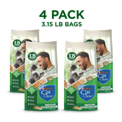 Purina Cat Chow real farm-raised chicken image emphasizes quality protein