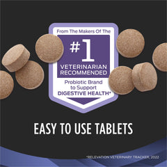 Purina FortiFlora chewable tablets shown for easy feeding