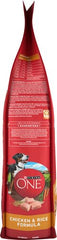 Purina ONE label emphasizes real chicken as the first ingredient
