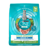 Purina ONE High Protein Senior Indoor Kibble: supports strong muscles for indoor cats