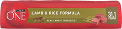 Purina ONE Lamb and Rice ingredients list with real lamb first