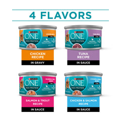 Purina ONE Tuna Sauce: savory, hydrating option cats often enjoy.