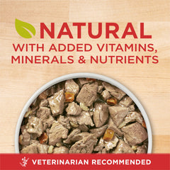 Purina ONE Plus Tender Cuts in Gravy brown rice meal supports steady energy