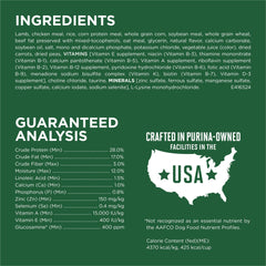 Purina ONE Lamb first ingredient highlight for small breeds