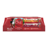 Purina ONE Tender Cuts in Gravy chicken and brown rice bowl showing real meat and moisture.