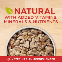 Purina ONE Tender Cuts texture shot highlights brown rice texture for meal satisfaction