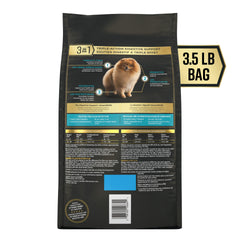 Salmon-first ingredient close-up in Purina Pro Plan AdvantEDGE small breed formula.