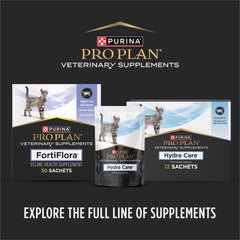 Purina Pro Plan FortiFlora packaging box highlighting daily probiotic supplement.