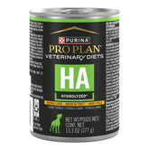 Purina Pro Plan HA hydrolyzed chicken wet dog food can front view for gentle digestion
