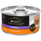 Purina Pro Plan Hairball Control wet pate pack of 24 cans for easy, ongoing feeding